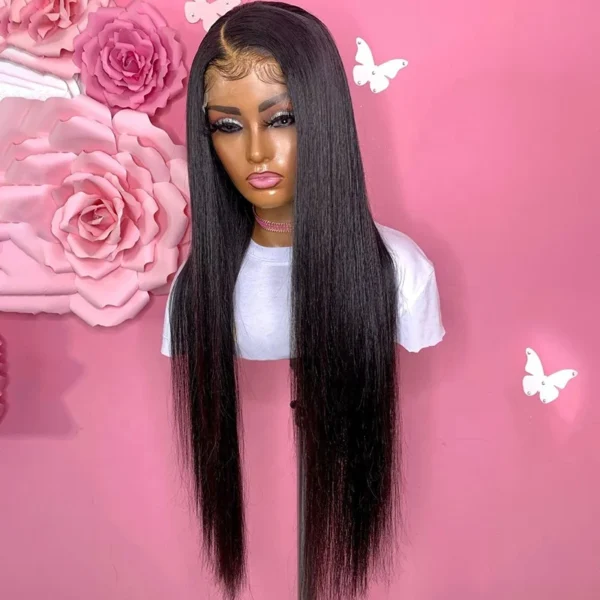 HD Lace Wig Full Lace Human Hair Wig Bone Straight Vietnam Hair Glueless 100% Virgin Hair Hd Lace Frontal Wigs For Black Women - Image 6