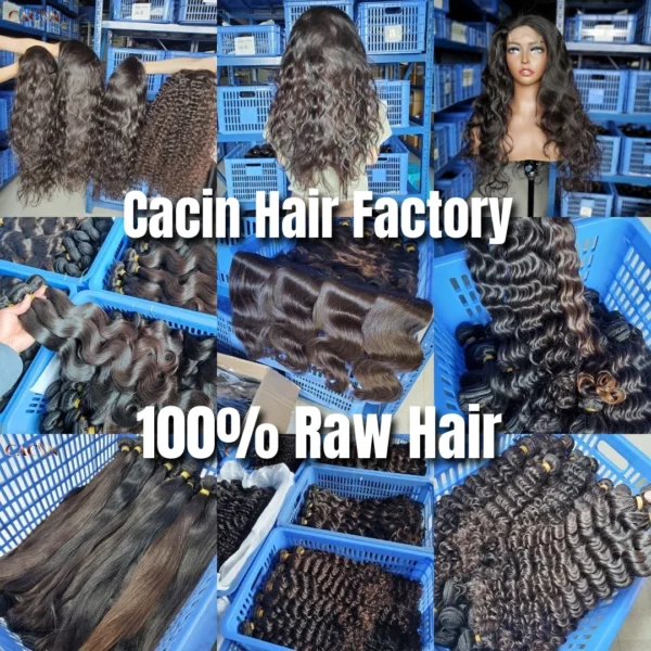 Wholesale Double Drawn Indian Cuticle Aligned Single Donor Raw Indian Hair Hair Manufacturer From South India - Image 2