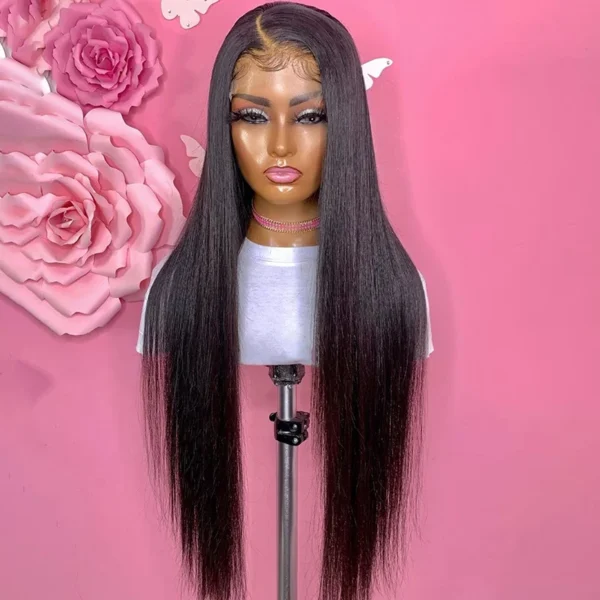 HD Lace Wig Full Lace Human Hair Wig Bone Straight Vietnam Hair Glueless 100% Virgin Hair Hd Lace Frontal Wigs For Black Women - Image 2