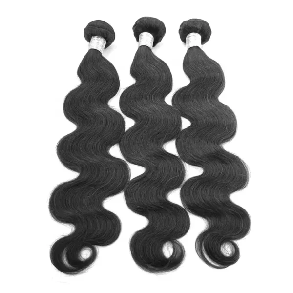 Factory Price Body Wave 100% Remy Human Hair Weave Bundles - Image 4