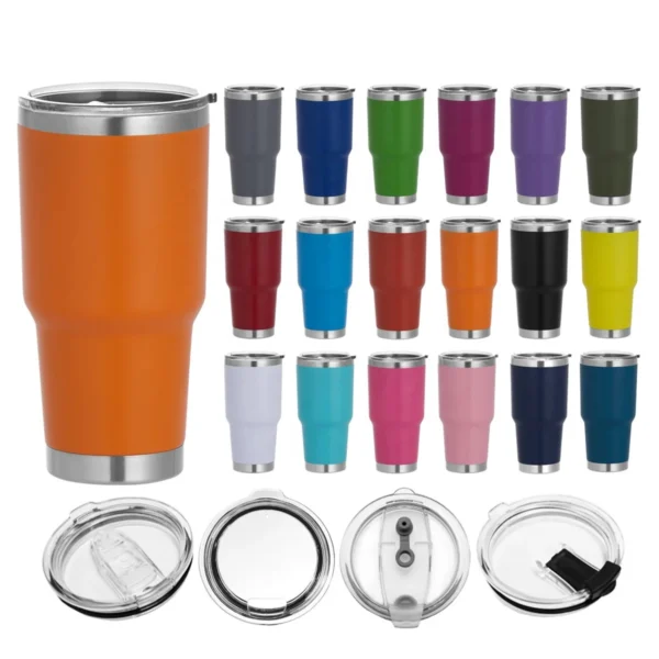 30 oz Best selling custom stainless steel wholesale bulk coffee travel mug double walled vacuum insulated tumblers with lid - Image 6