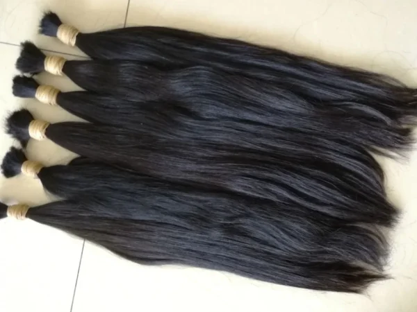 Raw Unprocessed Vrigin South Indian Weave Temple Virgin Hair - Image 2