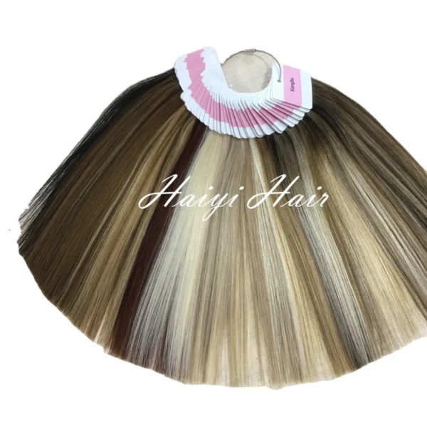 2023 Color ring Ready to ship Human Hair Color Wheel Balayage Hair Extensions Luxury Colour Ring